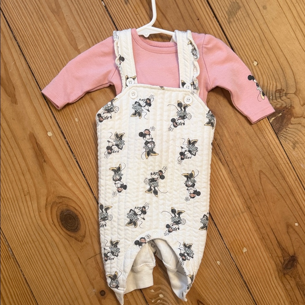 Disney Baby Pink and Cream Outfit